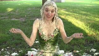 Poison Ivy Cosplay Candice Likes and the pie in the face challenge for Kosplay Underground!!