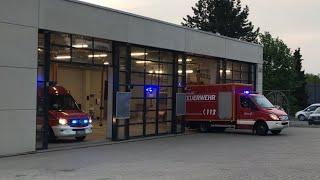 FF Wachausfahrt + neues MZF | Einsatzfahrten Feuerwehr Rösrath zu Flächenbrand