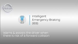 How the Nissan Intelligent Emergency Braking (IEB) works