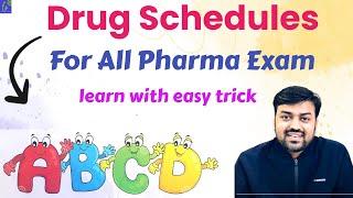 Drug schedules || Pharmaceutical Jurisprudence || Pharmacist Exam || GPAT Exam || DI Exam || Pharma