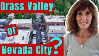 Grass Valley VS Nevada City | Nevada County California DRONE