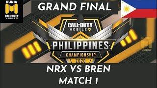 NRX VS BREN ESPORTS MATCH 1 - GRAND FINAL CODM PHILIPPINES CHAMPIONSHIP 2020