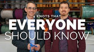 How to Tie Knots | 4 Knots That Everyone Should Know | Essential Knots