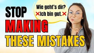 Typical mistakes German beginners make | German lesson for beginners