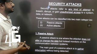 Security Attacks in Tamil | Cryptography and Cyber Security in Tamil | Unit 1 | CB3491