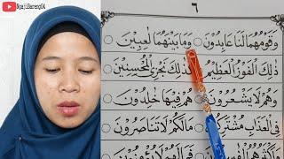 TERBARU BELAJAR MEMBACA IQRO 5 BAGIAN 4 HALAMAN 6 VERSI HURUF BESAR VISUAL TATAP MUKA PENGAJAR