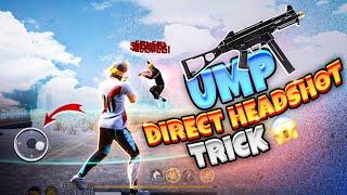 Use These Ump Joystick + No Recoil Headshot Tricks ️ | Ump Headshot Trick In Free Fire !!