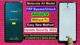 "New Method" Motorola FRP Bypass Android 14 | Moto Frp Bypass/Gmail Lock Remove Motorola Without Pc