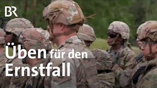 Manöver in Bayern: NATO-Truppen bereiten sich vor | Schwaben + Altbayern | BR | Soldaten  Bundeswehr