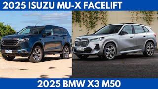 2025 Isuzu MU-X Facelift Vs. 2025 BMW X3 M50 with Efficient and Potent Engines Comparison