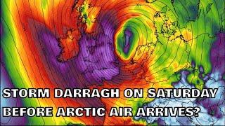 Storm Darragh on Saturday before Arctic Air Arrives? 4th December 2024