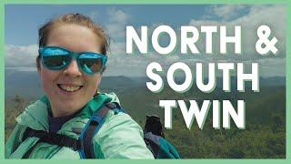 Hiking North and South Twin Mountain via North Twin Trail