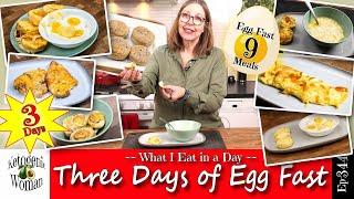 3 Days of Egg Fast Meals | Metabolic Reset to Get Back on Track and Boost Ketones