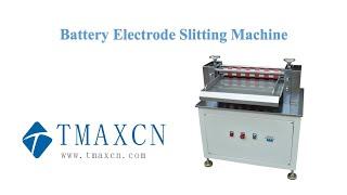 TMAX Brand Semi-Automatic Battery Electrode Roll Slitting Machine with Different Model Cutter Blade