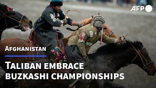 Not for the faint-hearted, Taliban embrace buzkashi in new Afghanistan | AFP