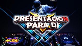 PRESENTACION PARA DJS O SONIDO, COMO HACER UNA PRESENTACION DE DJ