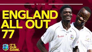  Unplayable Fast Bowling| | Windies Quicks Bowl Opposition Out For 77 | West Indies v England