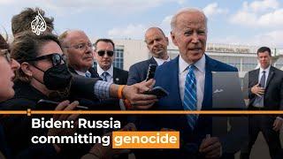 Biden says Russia committing ‘genocide’ in Ukraine I AJ #shorts