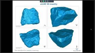 eLUXE3D eZScan Software and DS3 Gold 50mm FOV Jewelry Scanner Demonstration