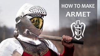 Reptilian Helmet or Medieval Armet? How to forge armor