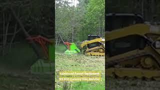 Advanced Forest Equipment SS Eco forestry disc mulcher. The original forestry disc mulcher in action