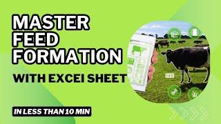 Feed formulation simplified—Excel does it all!