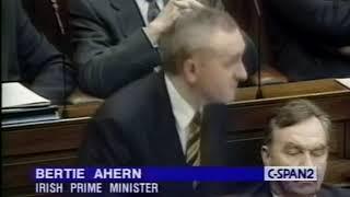 Bertie Ahern on expulsion of Sinn Féin from peace talks 1998