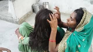 Tanu Nitpicking In Long Hair / Nitpicking India / Nitpicking In Long Hair New