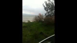 Storms over sea of galilee