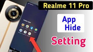 How to hide apps in Realme 11 pro 5g /Realme 11 pro app hide/app hide setting