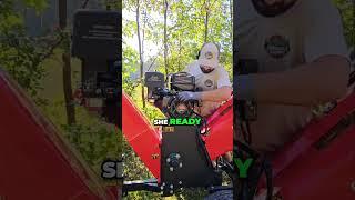MechMaxx Woodchipper B150: 1st FIRE UP! #woodchipper #chipper #diy #best #homestead #startup #engine