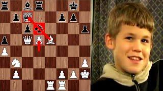 БИТВА ЧЕМПИОНОВ! 13-летний Магнус Карлсен АТАКУЕТ Гарри Каспарова! СЕНСАЦИОННАЯ партия! Шахматы
