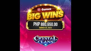  CONGRATULATIONS  eGames BIG WINS ‼ Php 880,650.00 Won ‼