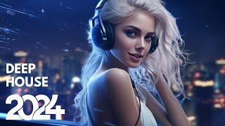 NIGHT Music Deep House Mix 2024  Rihanna, Maroon 5 x Cardi B,  David Guetta Style 