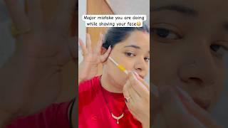 Major mistake you are doing while shaving your face  #ashortaday #groomingtips #subscribe #ytviral