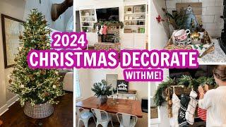 2024 CHRISTMAS CLEAN & DECORATE WITH ME | CHRISTMAS DECORATIONS | Amy Darley