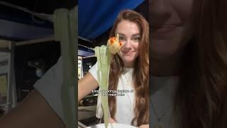 what I ate at a night market in Indonesia! #foodie #indonesia #streetfood #nightmarket#shorts#eating