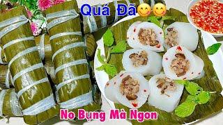 Tém Liền 5 Cái Mà Chưa Đã Thèm, Ngon Quá Xá Ăn Hoài Hỏng Ngán- Mushroom Meat Rice Cake