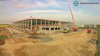 New distribution center: One year of construction [Time lapse]