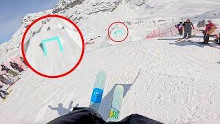 One Run in Corvastch Park (World Cup Slopestyle Course)