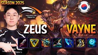 HLE Zeus VAYNE vs AMBESSA Top - Patch 15.5 KR Ranked | lolrec