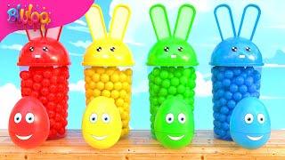 Funny Colors Song | Suprise Eggs | BluLoo Nursery Rhymes & Kids Songs