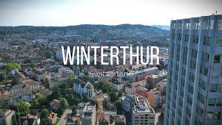 Winterthur - Switzerland 4K - Drone Flight