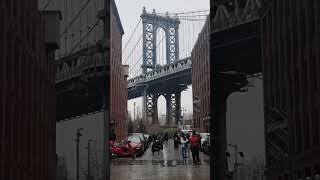 #ghostbusters headquarters and #Dumbo #manhattanbridge view #shorts