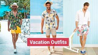 Men's Beach Vacation Outfits | Men's Summer Outfit Inspiration | Tropical Lookbook