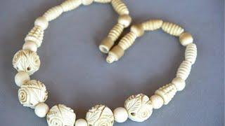 EASY TEST IVORY JEWELRY, REAL OR SYNTHETIC?