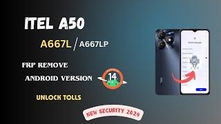 Itel A50 (A667L) FRP BYPASS Android 14 New security 2024 unlock toll 100% working