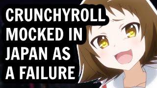 Japan is very upset with Crunchyroll