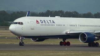 Delta Air Lines 767-300ER [N178DN] Takeoff Portland Airport (PDX)