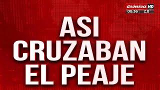 Persecución, choque y muerte en Panamericana: así cruzaban el peaje